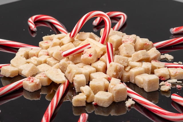 Candy Cane fudge