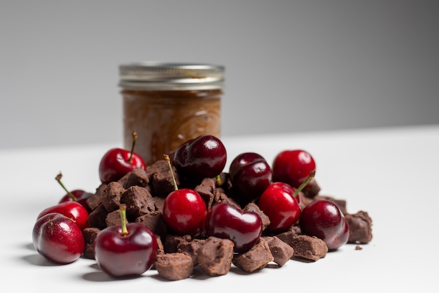 Caramel Covered Chocolate Cherries Fudge